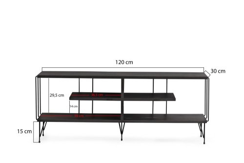 TV stolek Eze - Dark Brown