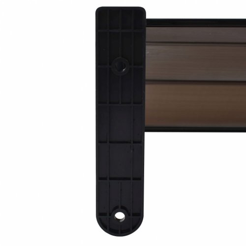 Stříška nad dveře 120 x 100 cm polykarbonát Dekorhome - BAREVNÁ VARIANTA: Černá / průhledná