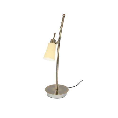 Stolová lampa 1xG9 55cm patina/biela Kroton