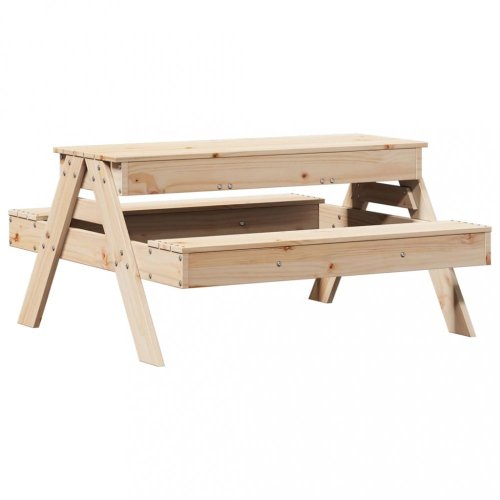 Dětský piknikový stůl s pískovištěm masivní borové dřevo