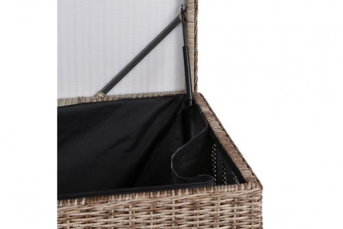 Zahradní úložný box polyratan 1037 l