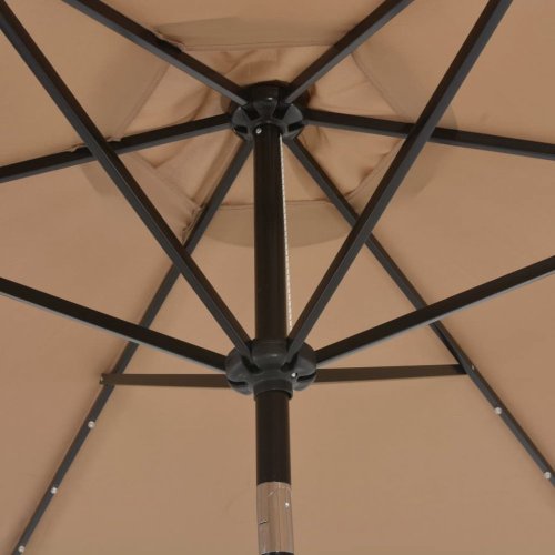 Slunečník s LED Ø 300 cm