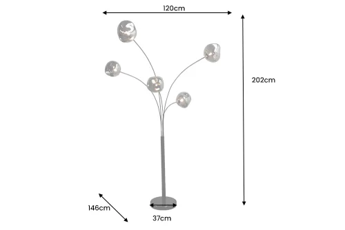 Stojacia lampa ZAFIRA Dekorhome