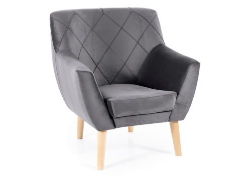 Křeslo KIER 1 VELVET buk