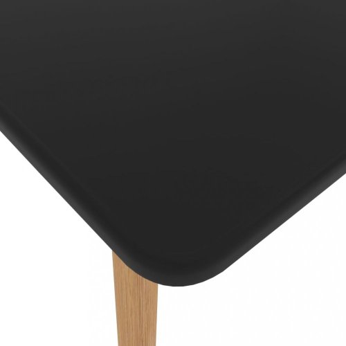 Jídelní set 4+1 buk / umělá kůže / plast Dekorhome