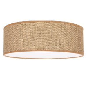 SFONDO 3 stropné svietidlo 38 cm biele 2x40W E27 tienidlo macchiato