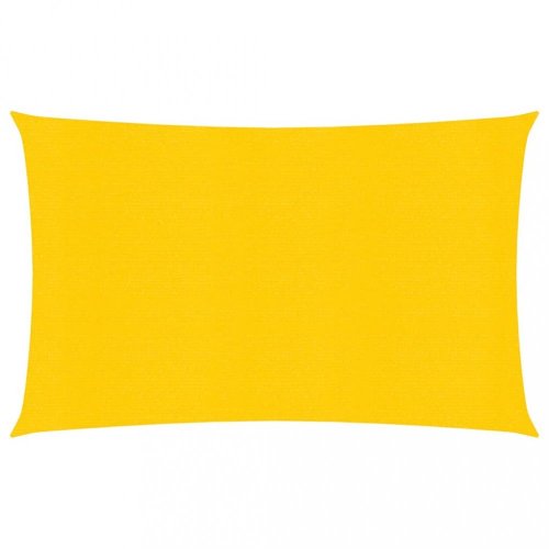 Stínící plachta obdélníková HDPE 2 x 4 m Dekorhome - BAREVNÁ VARIANTA: Žlutá
