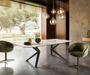 Jídelní stůl Edge oválný 240x120 keramika Patagonia Lappato Zenthara