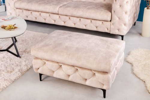 Chesterfield taburet ZETHOS Dekorhome