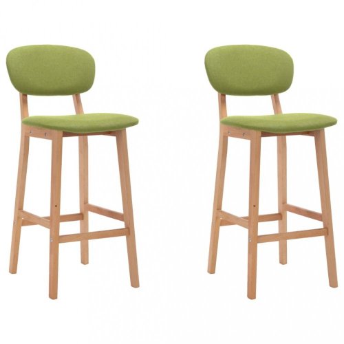 Barová židle 2 ks Dekorhome - BAREVNÁ VARIANTA: Zelená