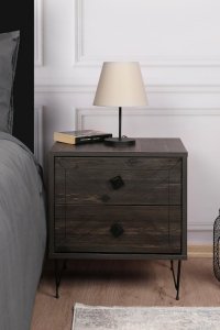 Nočný stolík Luna - Dark Brown