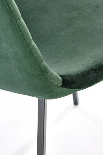 Jedálenská stolička K462 - BAREVNÁ VARIANTA: Tmavo zelená