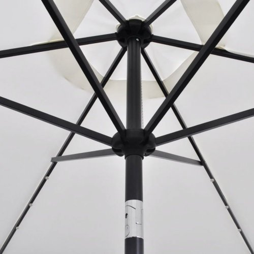Slunečník s LED Ø 300 cm - BAREVNÁ VARIANTA: Antracit