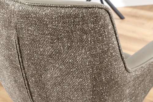 Otočné jedálenské kreslo 2 ks KEUS Dekorhome