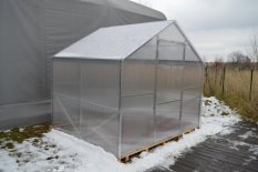 Skleník DOMIK 2,6x6 m polykarbonát Dekorhome