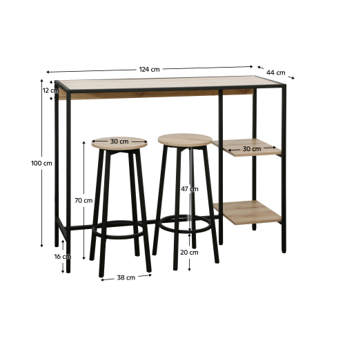 Barový set 1+2 POHOS