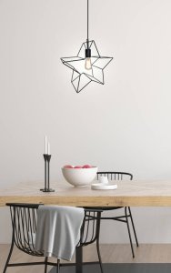 Závesná stropná lampa 1X60W E27 STAR