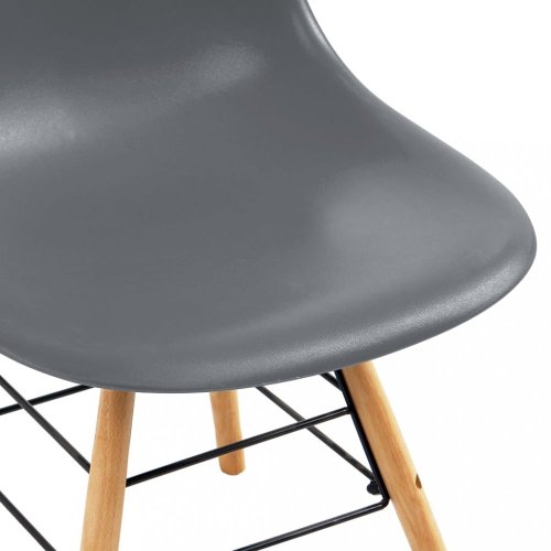 Jídelní set 5ks plast / dub Dekorhome