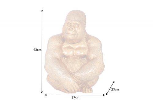 Dekoračná socha gorila ZHAM Dekorhome