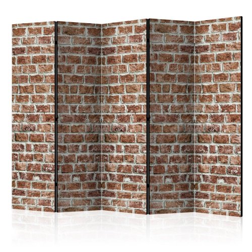 Paraván Brick Space Dekorhome - ROZMĚR: 225x172 cm (5-dílný)