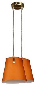 Závesná lampa patinované sklo 2xE14 165cm Muscat