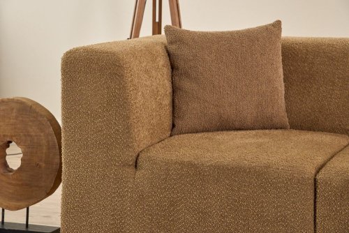 Rohová sedacia súprava / Rohová pohovka Raks - Brown