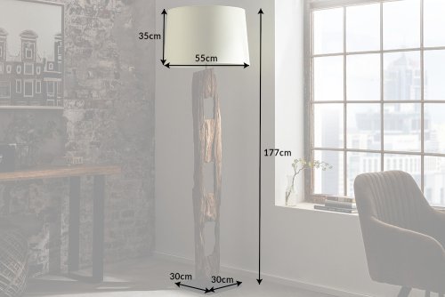 Stojací lampa IDAIA Dekorhome