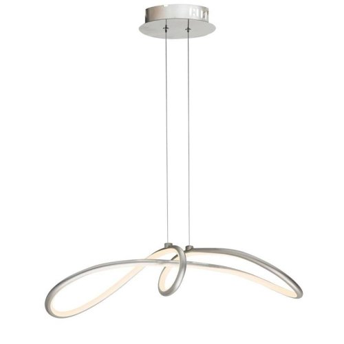 Stříbrná závěsná lampa nastavitelná LED 38W 4000K Slash