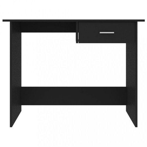 Písací stôl so zásuvkou 100x50 cm Dekorhome - BAREVNÁ VARIANTA: Čierna lesk