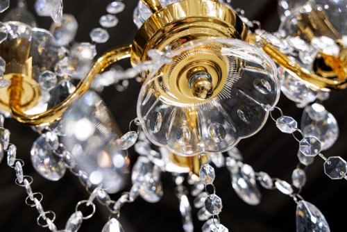 Závěsná lampa SEATTLE lustr Dekorhome - BAREVNÁ VARIANTA: Zlatá
