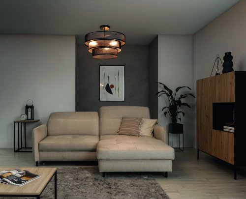 Orabela 55x55x32cm stropný 3B čierny