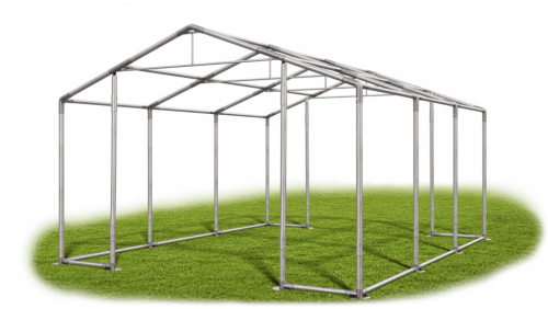 Garážový stan 5x6x3m střecha PVC 560g/m2 boky PVC 500g/m2 konstrukce ZIMA