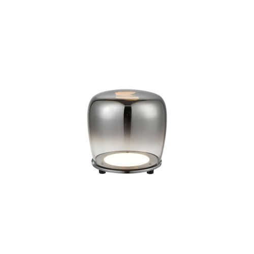Stojací lampa černá skleněná LED 17cm Berloz Ledea