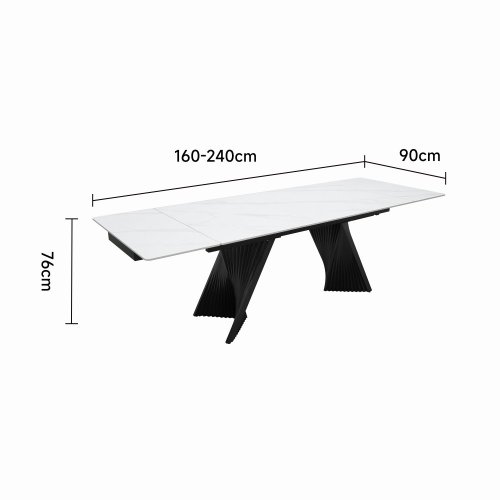 Modig M17-EXT Rozkladací stôl 160-240 cm