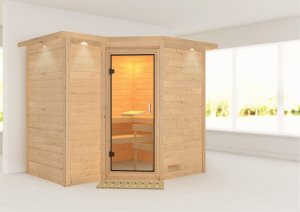 Interiérová finská sauna SAHIB 2 Dekorhome