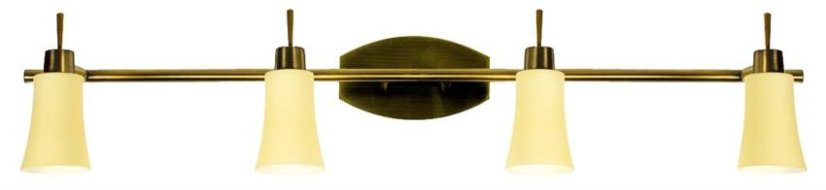 Stropné svietidlo Kroton pás 4X40W G9 patina