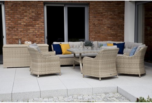 Záhradný úložný box polyratan 1037 l