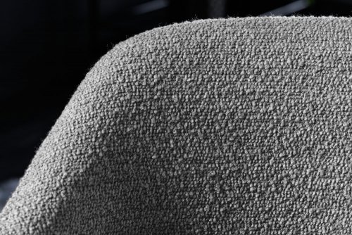 Jedálenská stolička 2 ks CHRYSAOR TEDDY Dekorhome - BAREVNÁ VARIANTA: Čierna / sivá