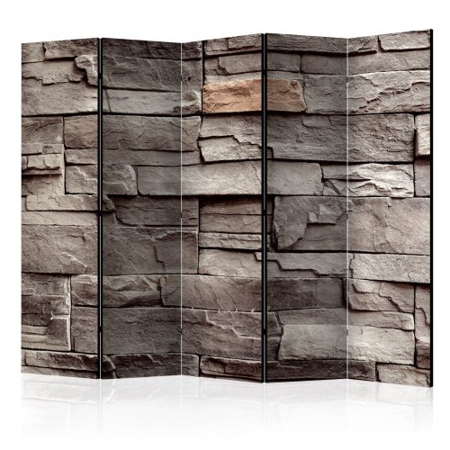 Paraván Wall of Silence Dekorhome - ROZMER: 225x172 cm (5-dielny)