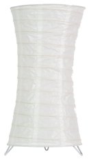 Stojacia lampa z papiera biela noc 60W E27 Tai