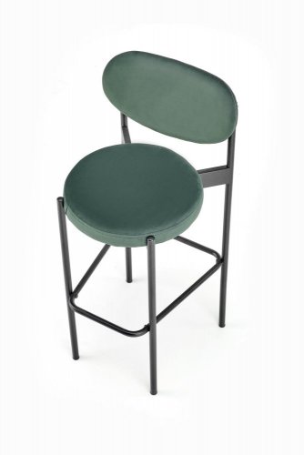 Barová židle H108 - BAREVNÁ VARIANTA: Tmavě zelená