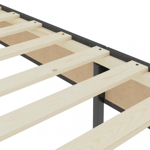 Boxspringová postel tmavě šedá Dekorhome