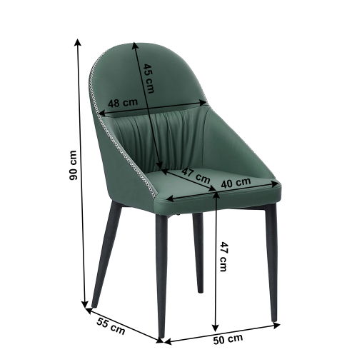 Jídelní židle KALINA - BAREVNÁ VARIANTA: Zelená