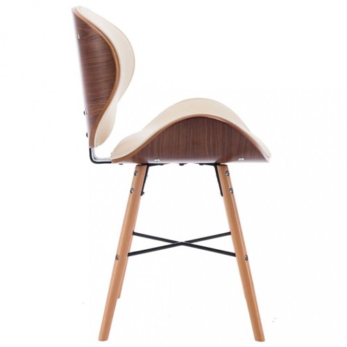 Jídelní židle 2 ks ohýbané dřevo Dekorhome
