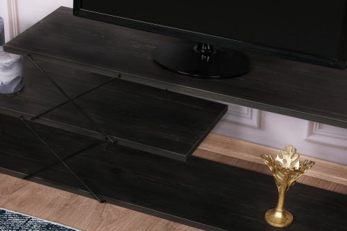 TV stolek Zigzag - Dark Brown - POSLEDNÍ KUS