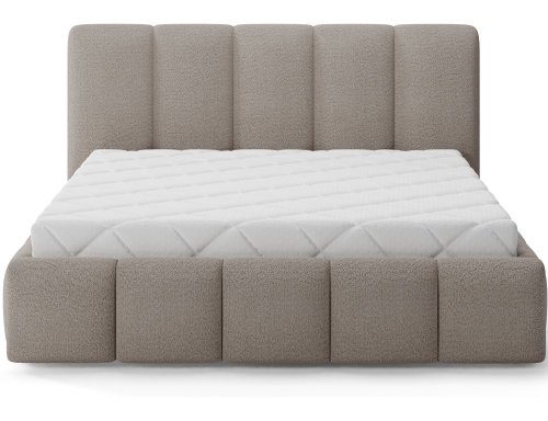 Posteľ Edvige + Drevený rám + plynový piest + kontajner 140x200