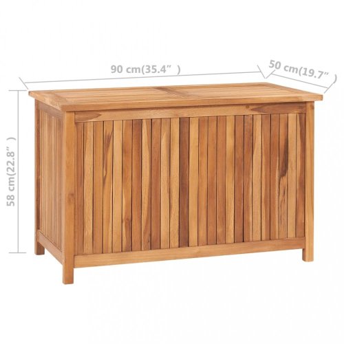 Zahradní úložný box teak Dekorhome