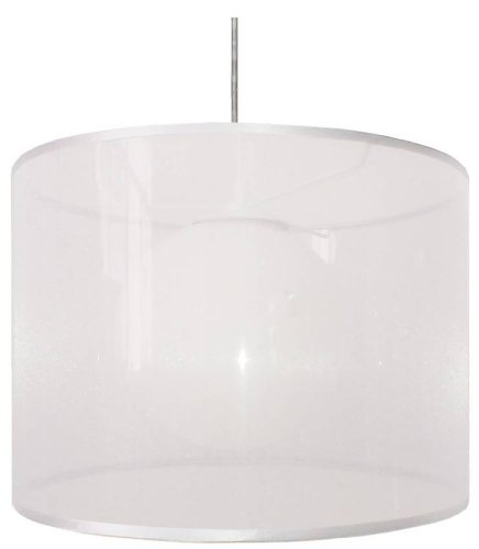 Závesná stropná lampa 1X60W E27 biela CHICAGO