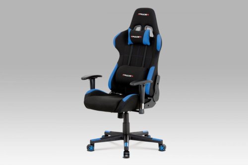 Kancelárska stolička KA-F02 látka / plast - BAREVNÁ VARIANTA: Modrá