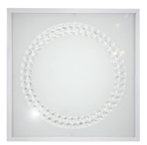 Stropné svietidlo Lux Plafon 16W LED 6500K Biele Veľké Kruhové
